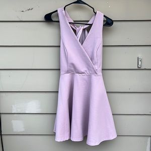 TRAC mauve mini dress